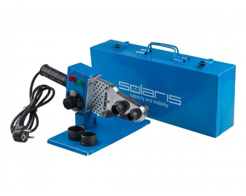 Сварочный аппарат для полимерных труб Solaris PW-602 (600 Вт, 3 насадки: 20, 25, 32 мм) в Мозыре