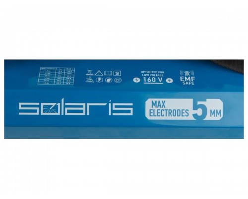 Инвертор сварочный SOLARIS MMA-250D (230В; 20-200 А; 70В; электроды диам. 1.6-5.0 мм; вес 3.6 кг) в Мозыре