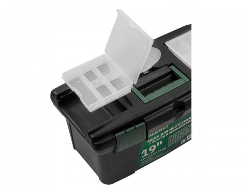 Ящик для инструмента пластмасс. 49x27,5x24 см (19") с лотком и органайз. 20237 ВОЛАТ в Мозыре