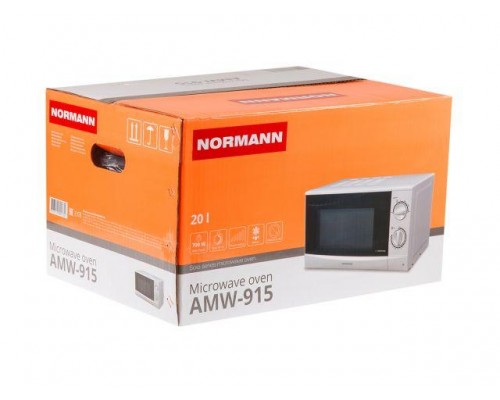 Печь микроволновая NORMANN AMW-915 (СВЧ, соло, 700 Вт, 20 л, мех. управл.) в Мозыре