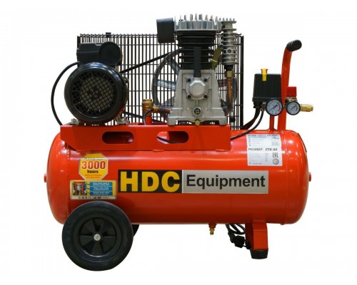 Компрессор HDC HD-A051 (396 л/мин, 10 атм, ременной, масляный, ресив. 50 л, 220 В, 2.20 кВт) в Мозыре