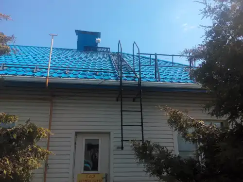 Лестница кровельная стеновая МП дл. 1860 мм без кронштейнов