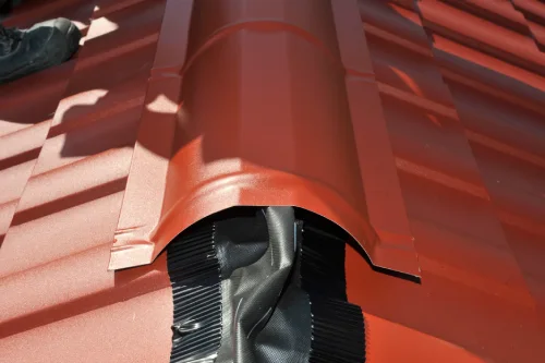 Паропроницаемая коньковая лента DR Geo-vent 180 мм х 5 м (аэролента)